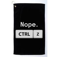 Funny Ctrl Z Film Editor Filmmaking Gift Golf Towel