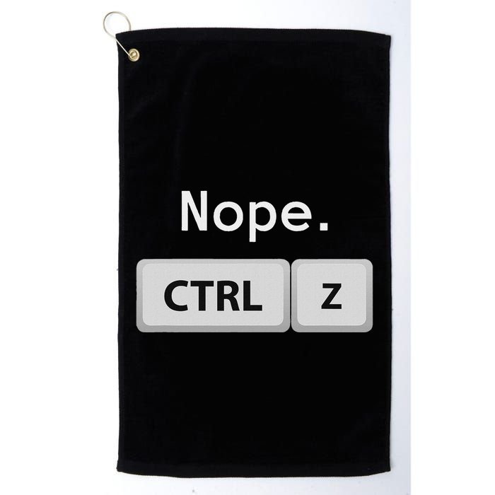 Funny Ctrl Z Film Editor Filmmaking Gift Golf Towel