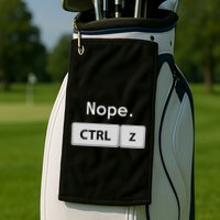 Funny Ctrl Z Film Editor Filmmaking Gift Golf Towel