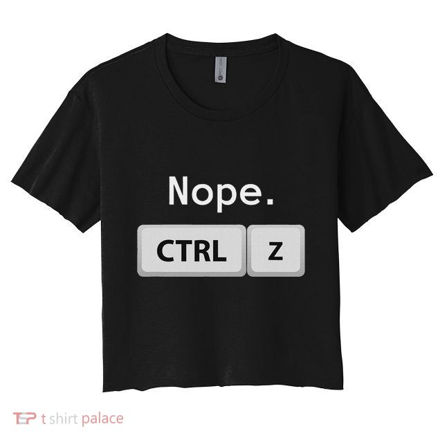 Funny Ctrl Z Film Editor Filmmaking Gift Crop Top