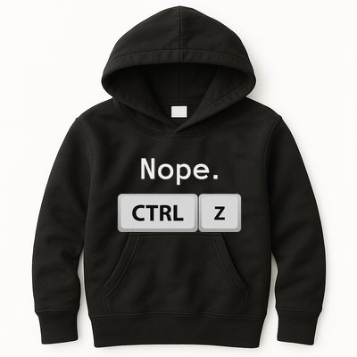 Funny Ctrl Z Film Editor Filmmaking Gift Kids Hoodie