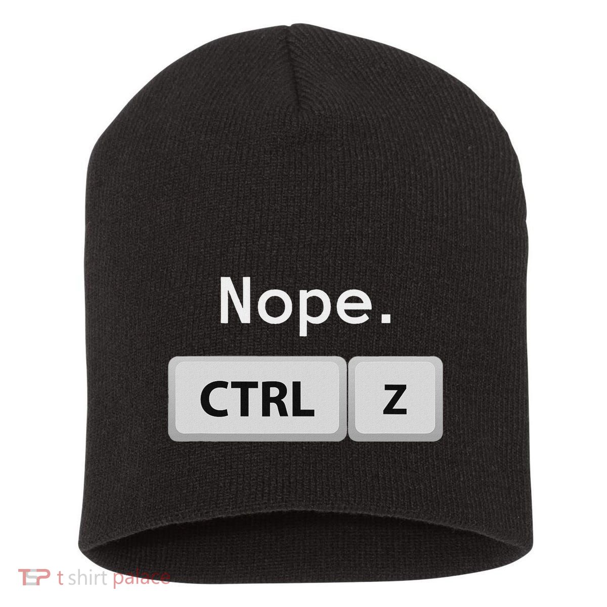 Funny Ctrl Z Film Editor Filmmaking Gift Short Acrylic Beanie