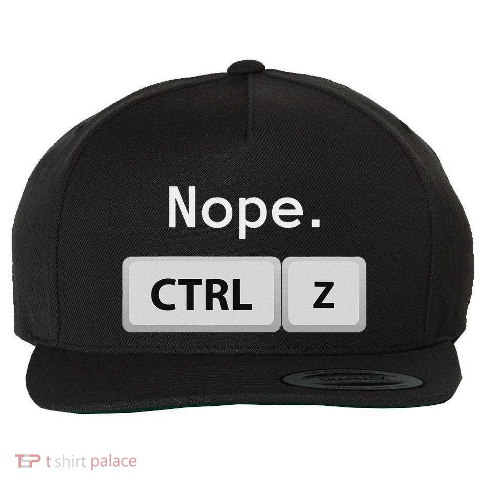 Funny Ctrl Z Film Editor Filmmaking Gift Wool Snapback Cap