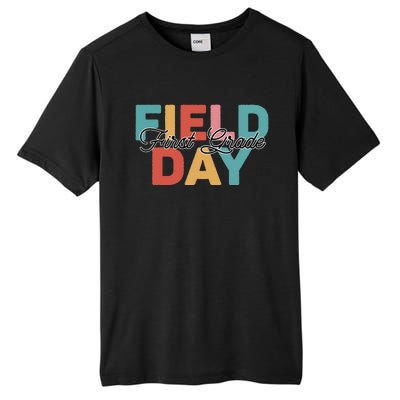 Field Day 1st First Grade School Teacher Retro Vintage Tall Fusion ChromaSoft Performance T-Shirt