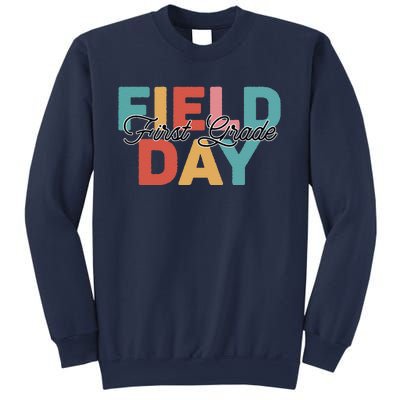 Field Day 1st First Grade School Teacher Retro Vintage Sweatshirt