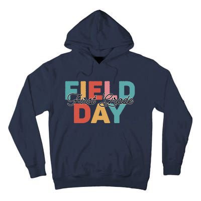 Field Day 1st First Grade School Teacher Retro Vintage Tall Hoodie