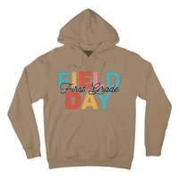 Field Day 1st First Grade School Teacher Retro Vintage Hoodie