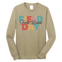 Field Day 1st First Grade School Teacher Retro Vintage Long Sleeve Shirt