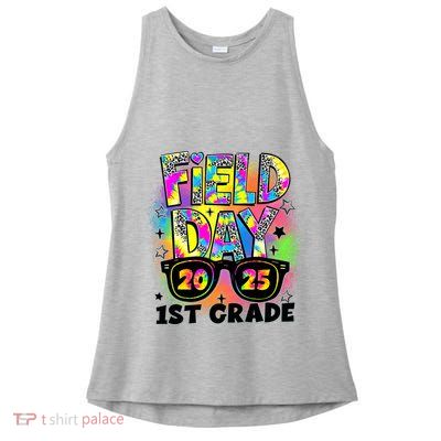 Field Day 1st Grade Field Day Fun Day Teacher Student Ladies PosiCharge Tri-Blend Wicking Tank