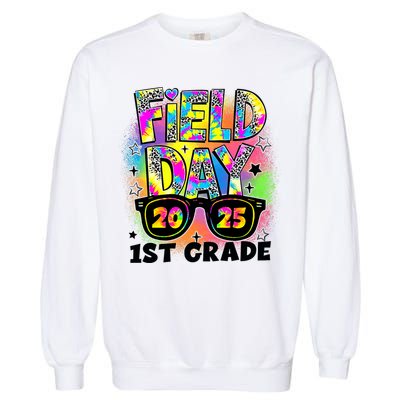 Field Day 1st Grade Field Day Fun Day Teacher Student Garment-Dyed Sweatshirt