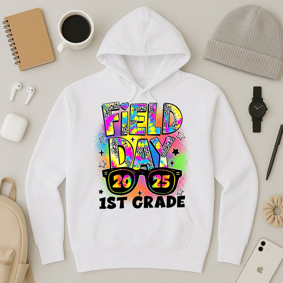 Field Day 1st Grade Field Day Fun Day Teacher Student Hoodie