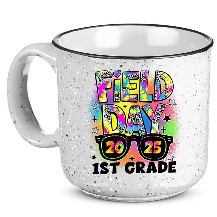 Field Day 1st Grade Field Day Fun Day Teacher Student 15oz Campfire Ceramic Mug