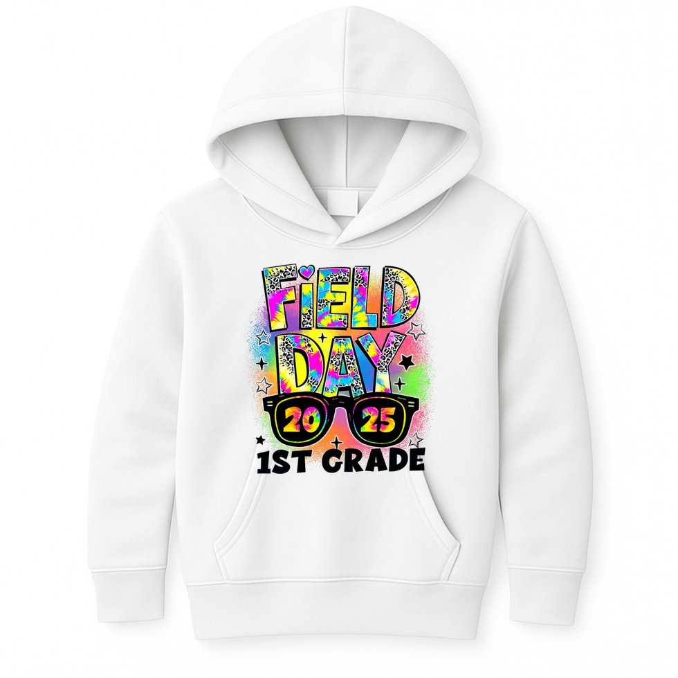 Field Day 1st Grade Field Day Fun Day Teacher Student Kids Hoodie