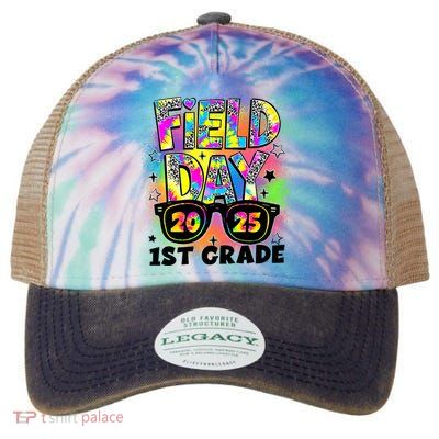 Field Day 1st Grade Field Day Fun Day Teacher Student  Legacy Tie Dye Trucker Hat