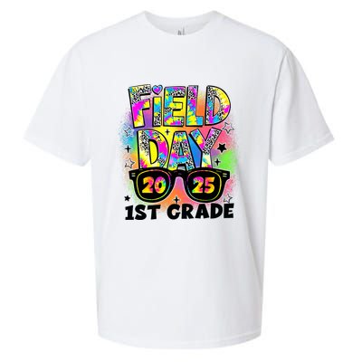 Field Day 1st Grade Field Day Fun Day Teacher Student  Sueded Cloud Jersey T-Shirt