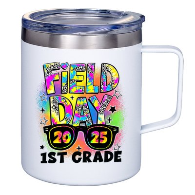 Field Day 1st Grade Field Day Fun Day Teacher Student  12oz Stainless Steel Coffee Mug