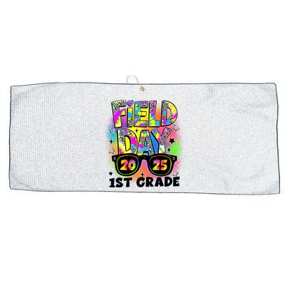 Field Day 1st Grade Field Day Fun Day Teacher Student  Large Microfiber Waffle Golf Towel