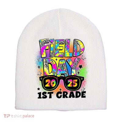 Field Day 1st Grade Field Day Fun Day Teacher Student  Short Acrylic Beanie