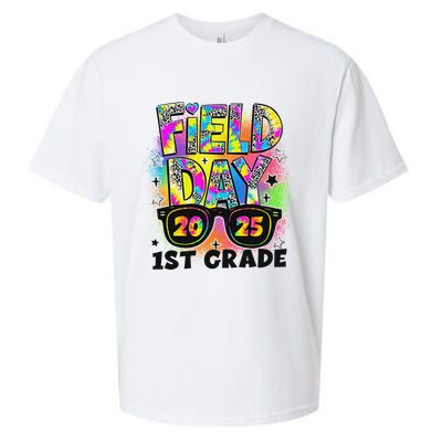 Field Day 1st Grade Field Day Fun Day Teacher Student Sueded Cloud Jersey T-Shirt