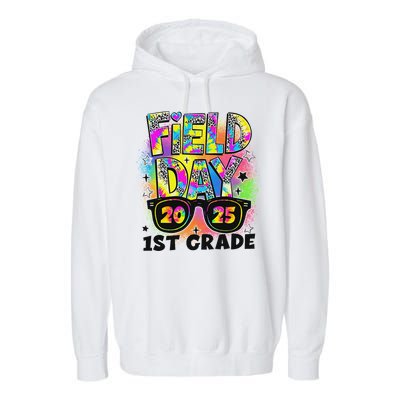 Field Day 1st Grade Field Day Fun Day Teacher Student Garment-Dyed Fleece Hoodie