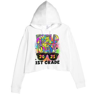 Field Day 1st Grade Field Day Fun Day Teacher Student Crop Fleece Hoodie
