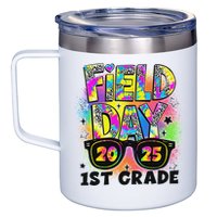 Field Day 1st Grade Field Day Fun Day Teacher Student 12oz Stainless Steel Coffee Mug