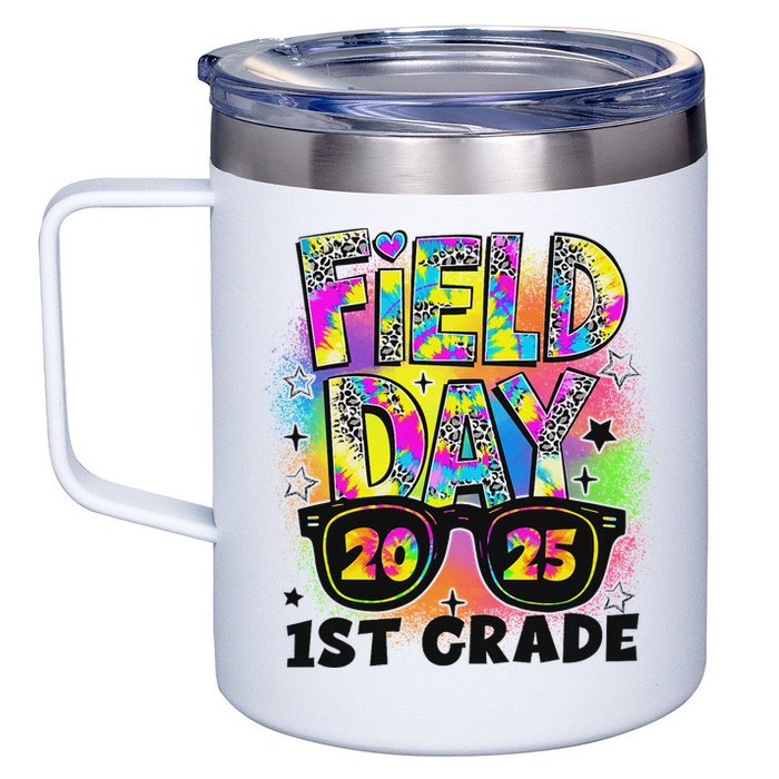 Field Day 1st Grade Field Day Fun Day Teacher Student 12oz Stainless Steel Coffee Mug