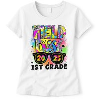 Field Day 1st Grade Field Day Fun Day Teacher Student Womens T-Shirt