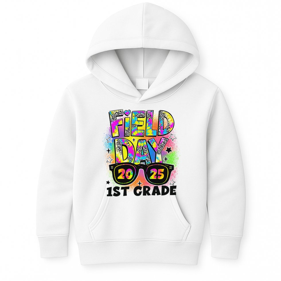 Field Day 1st Grade Field Day Fun Day Teacher Student Kids Hoodie