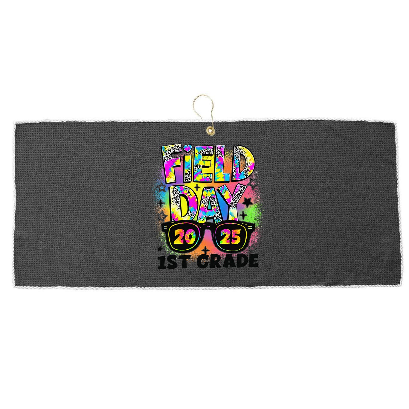 Field Day 1st Grade Field Day Fun Day Teacher Student Gift Large Microfiber Waffle Golf Towel