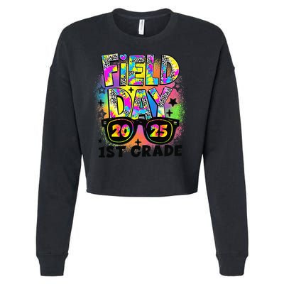 Field Day 1st Grade Field Day Fun Day Teacher Student Gift Cropped Pullover Crew