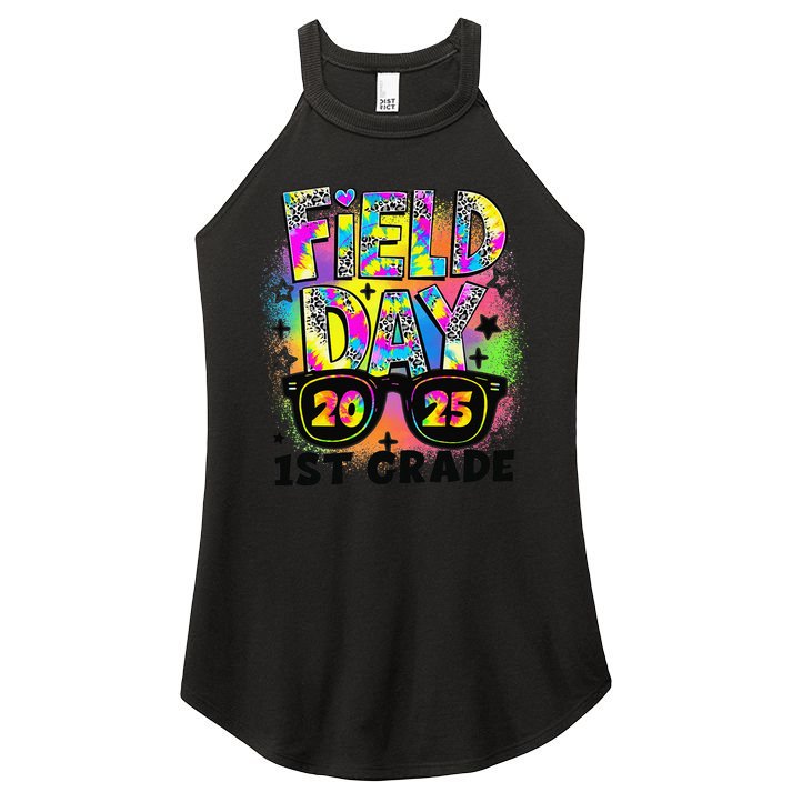 Field Day 1st Grade Field Day Fun Day Teacher Student Gift Women's Perfect Tri Rocker Tank