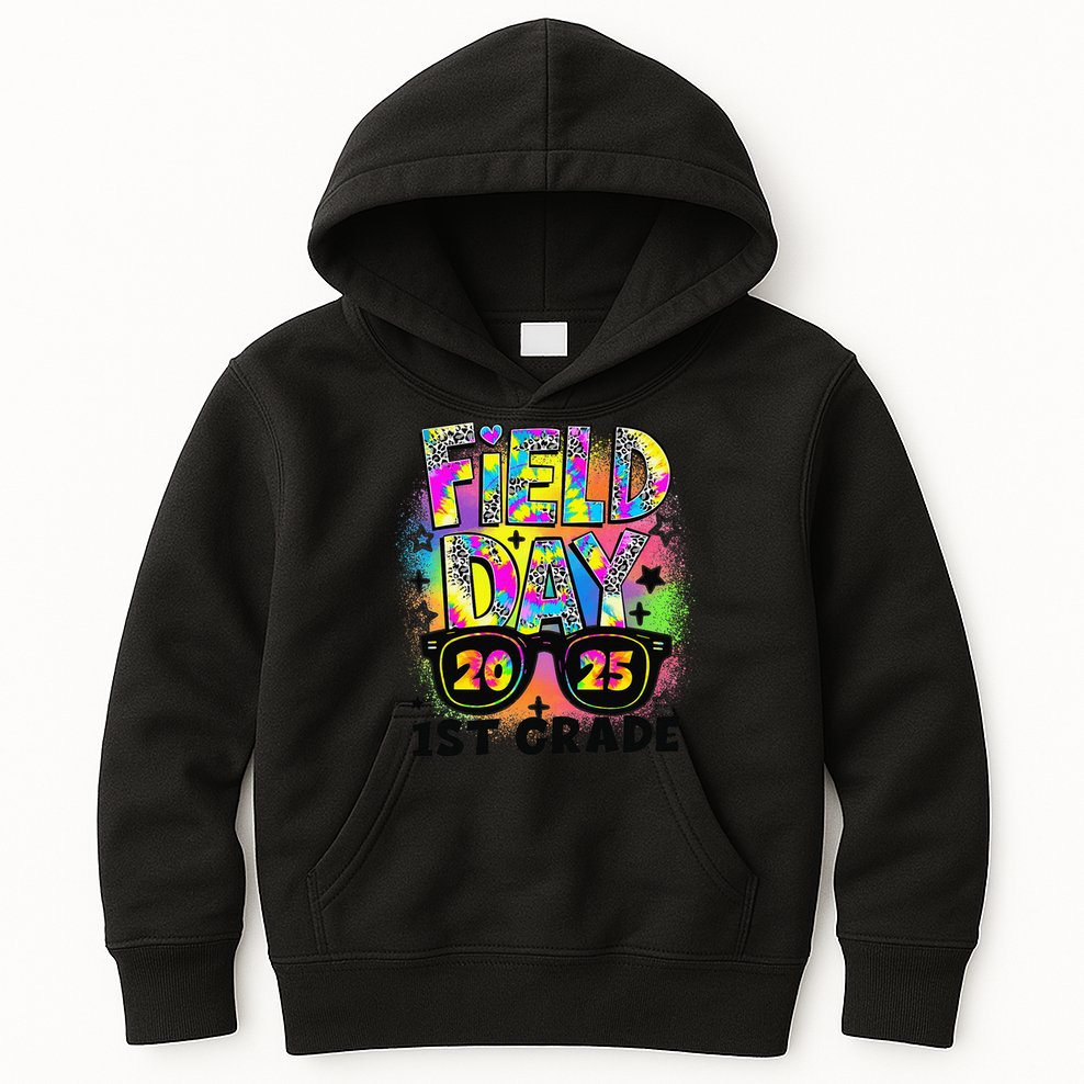 Field Day 1st Grade Field Day Fun Day Teacher Student Gift Kids Hoodie