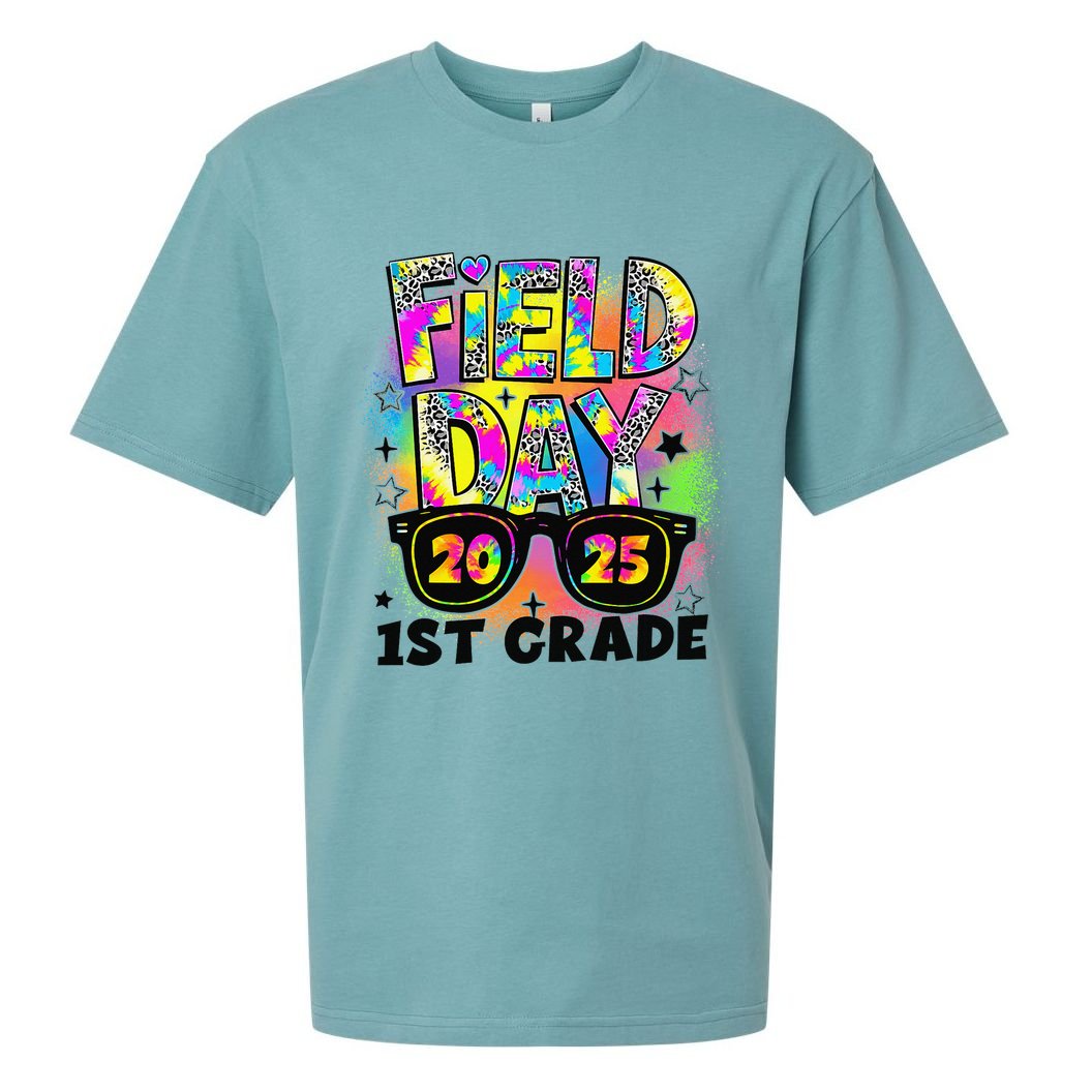 Field Day 1st Grade Field Day Fun Day Teacher Student Gift Sueded Cloud Jersey T-Shirt
