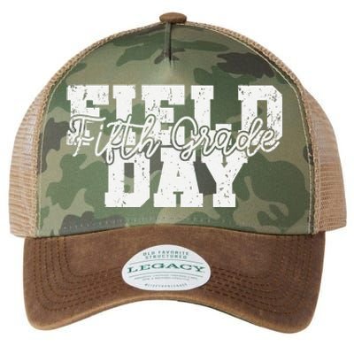 Field Day 2024 Fifth Grade School Teacher Orange Legacy Tie Dye Trucker Hat