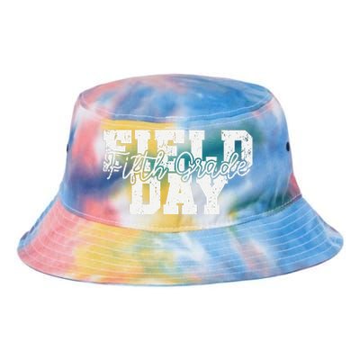 Field Day 2024 Fifth Grade School Teacher Orange Tie Dye Newport Bucket Hat