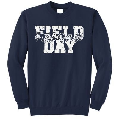 Field Day 2024 Fifth Grade School Teacher Orange Tall Sweatshirt