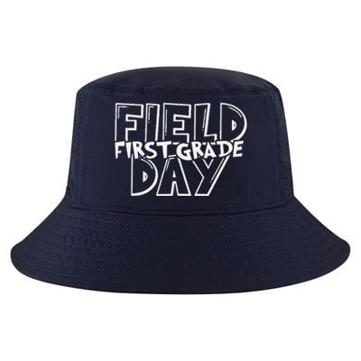 Field Day 2024 First Grade School Teacher Blue Cool Comfort Performance Bucket Hat