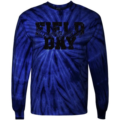 Field Day 2024 Kindergarten School Teacher Tie-Dye Long Sleeve Shirt