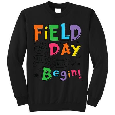 Field Day 2025 Let The Games Begin Teachers Field Day Sweatshirt