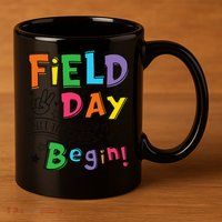 Field Day 2025 Let The Games Begin Teachers Field Day 11oz C Handle Ceramic Mug