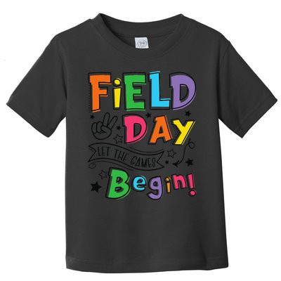 Field Day 2025 Let The Games Begin Teachers Field Day Toddler T-Shirt