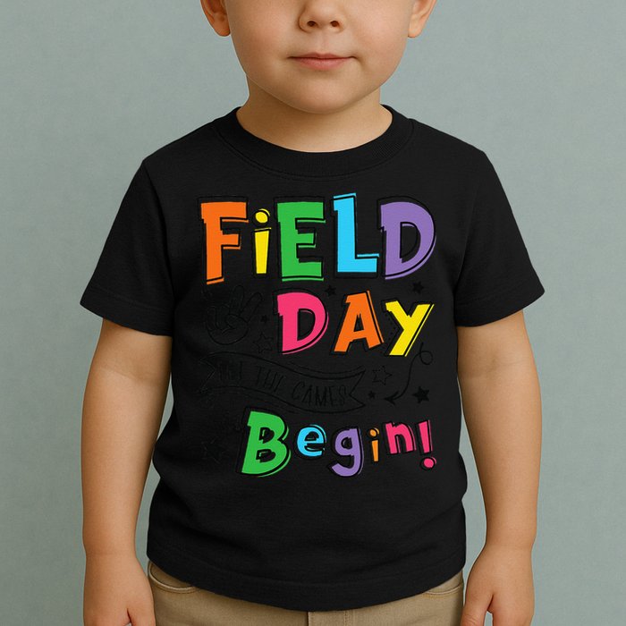 Field Day 2025 Let The Games Begin Teachers Field Day Toddler T-Shirt