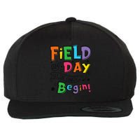 Field Day 2025 Let The Games Begin Teachers Field Day Wool Snapback Cap
