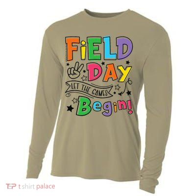 Field Day 2025 Let The Games Begin Teachers Field Day Cooling Performance Long Sleeve Crew