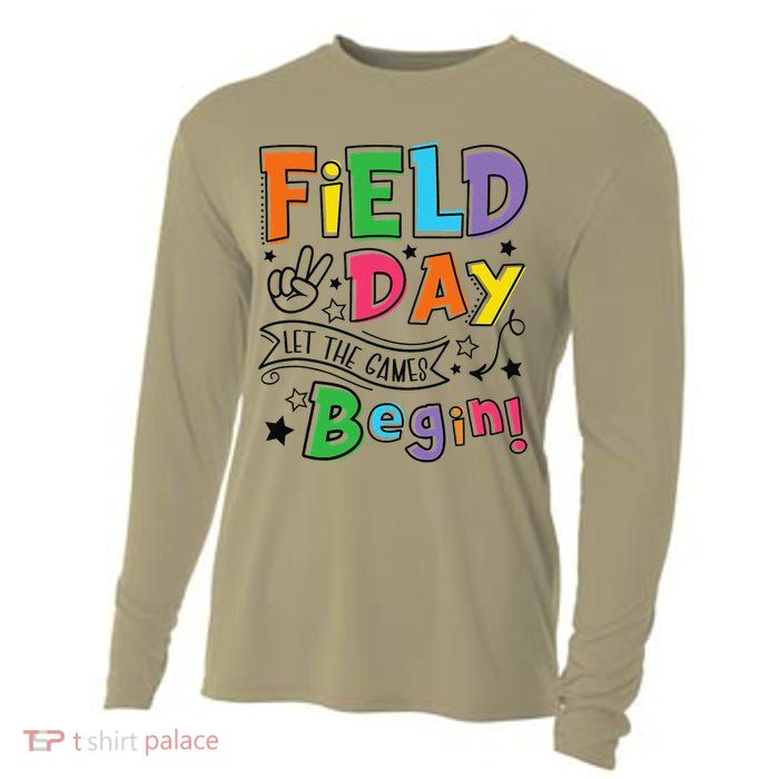 Field Day 2025 Let The Games Begin Teachers Field Day Cooling Performance Long Sleeve Crew