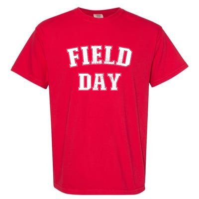 Field Day 2024 For School Teachers Family Team Orange Garment-Dyed Heavyweight T-Shirt