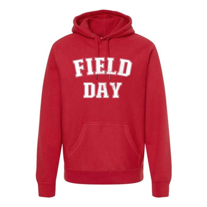 Field Day 2024 For School Teachers Family Team Orange Premium Hoodie