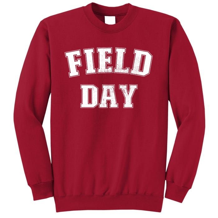 Field Day 2024 For School Teachers Family Team Orange Tall Sweatshirt