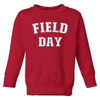 Field Day 2024 For School Teachers Family Team Orange Toddler Sweatshirt